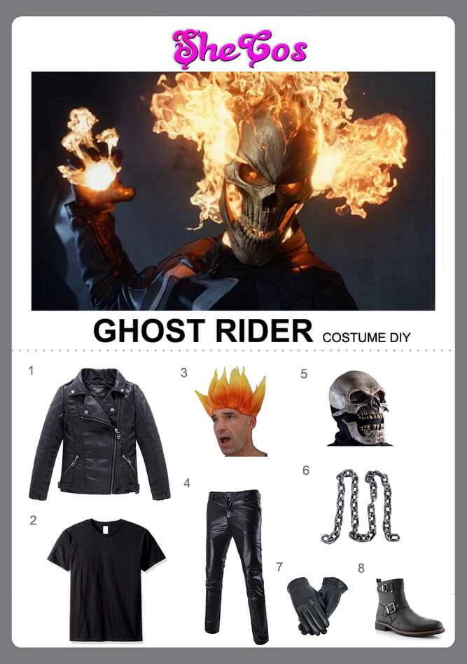 ghost rider costume diy