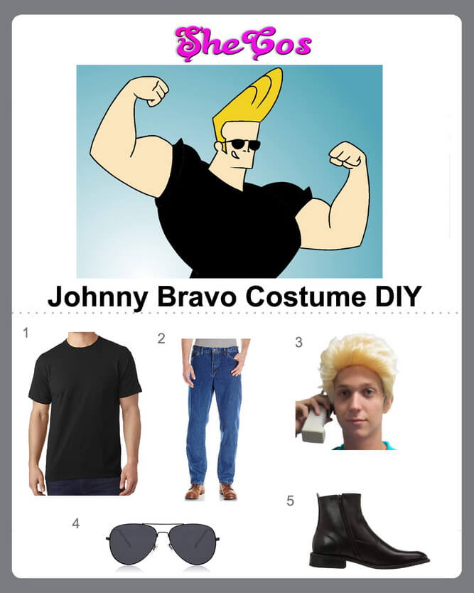 johnny bravo costume diy