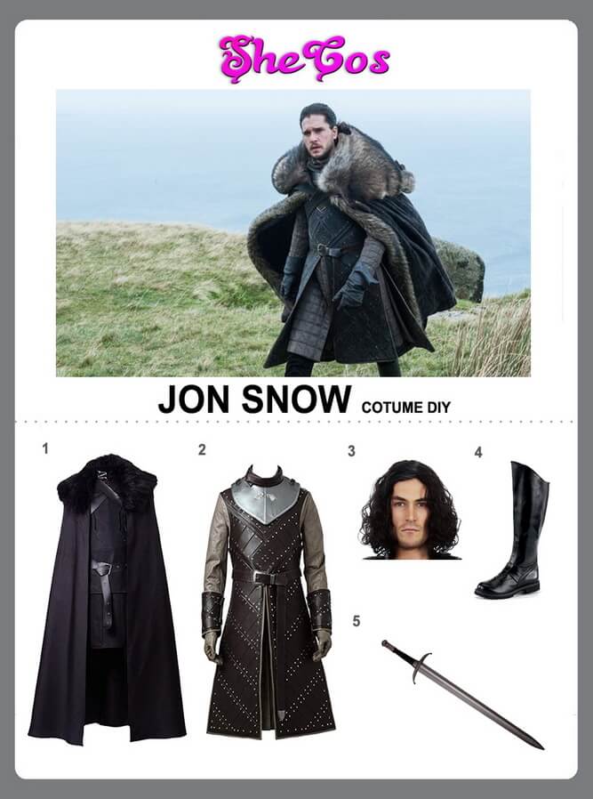 jon snow costume diy