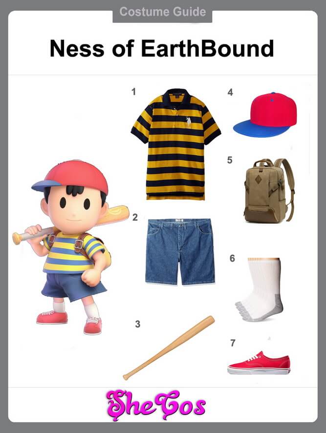 ness cosplay diy