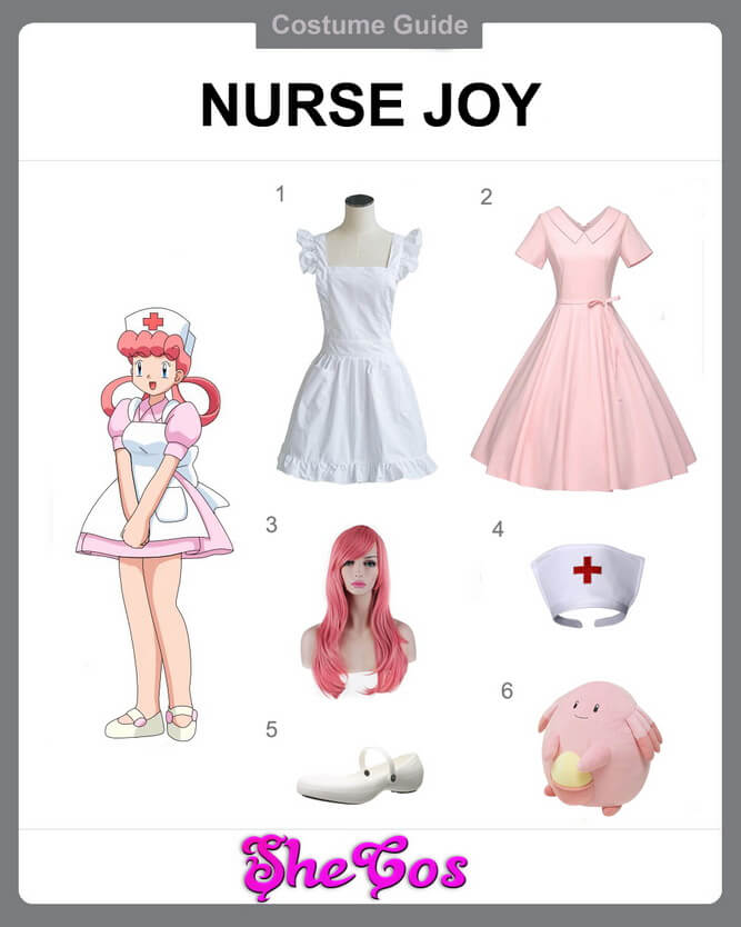 nurse joy costume diy