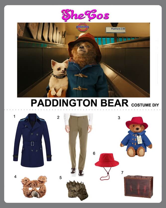 paddington bear costume diy