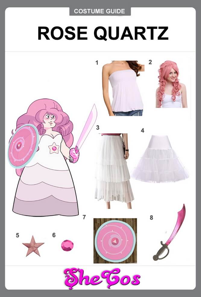 rose quartz cosplay diy