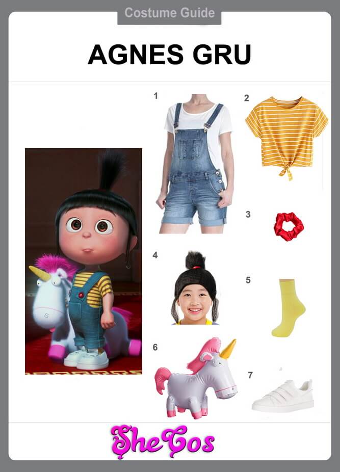 Detailed Guide To Agnes Despicable Me Costume | SheCos Blog