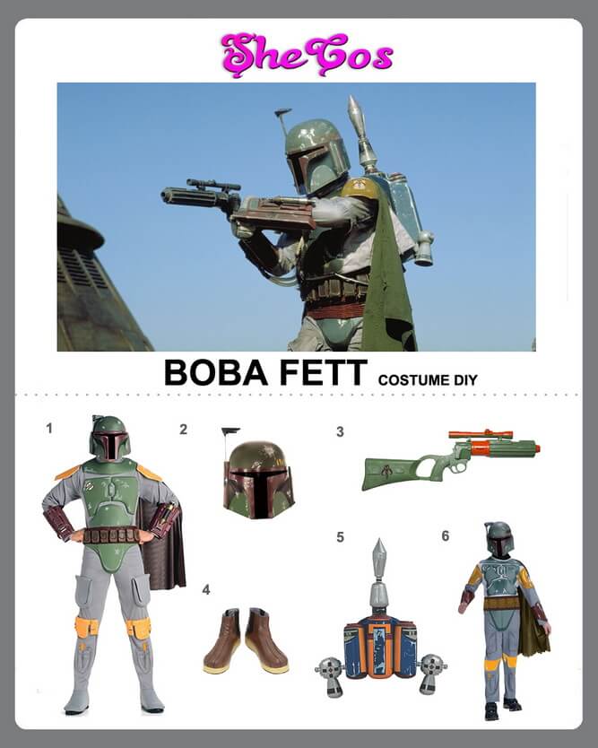 boba fett cosplay costume