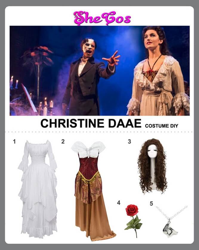 christine daae costume diy