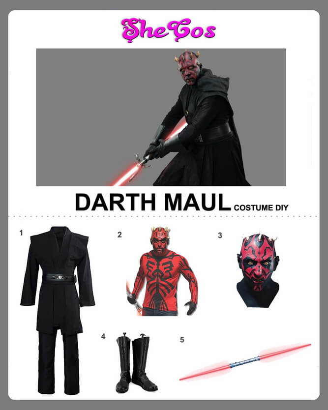 darth maul costume diy