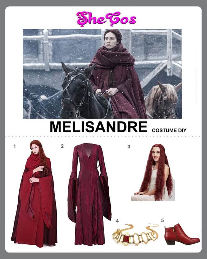 melisandre costume diy