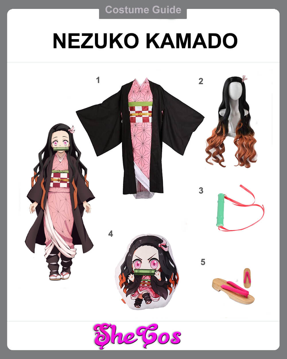 nezuko kamado cosplay diy