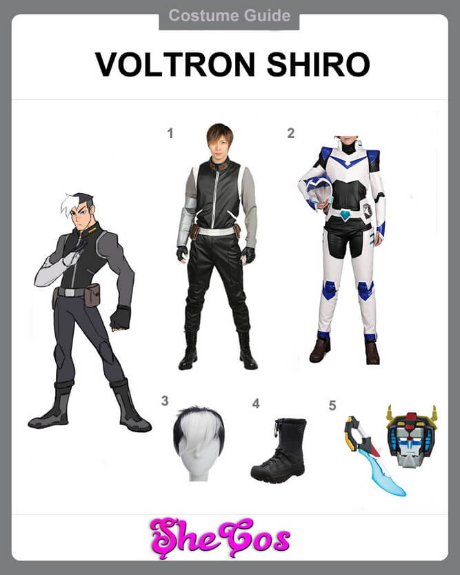 shiro voltron cosplay diy