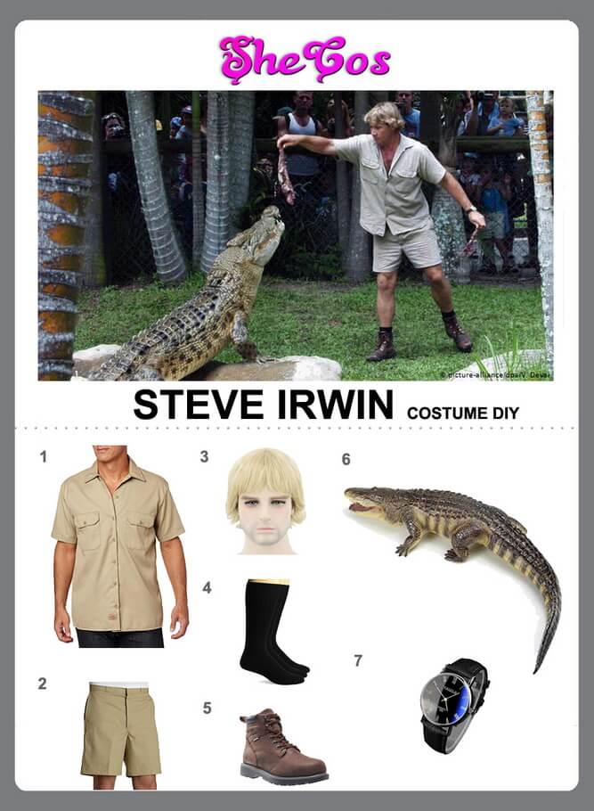 steve irwin costume diy