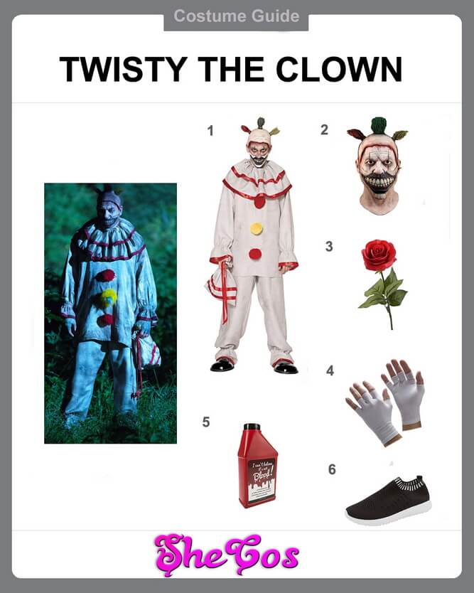 twisty the clown costume diy