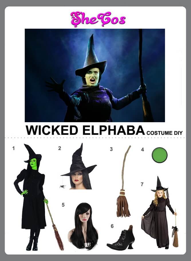 wicked elphaba costume diy