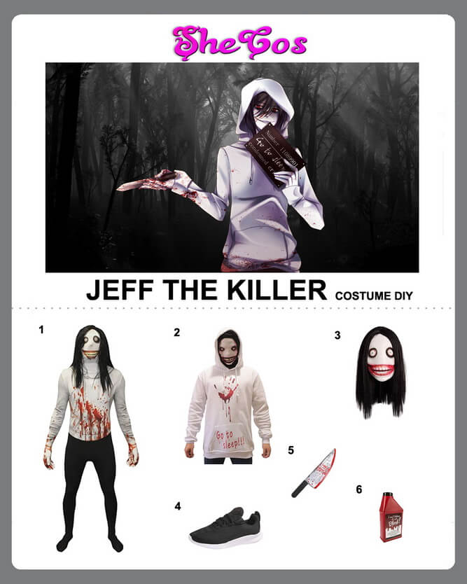 jeff the killer costume diy