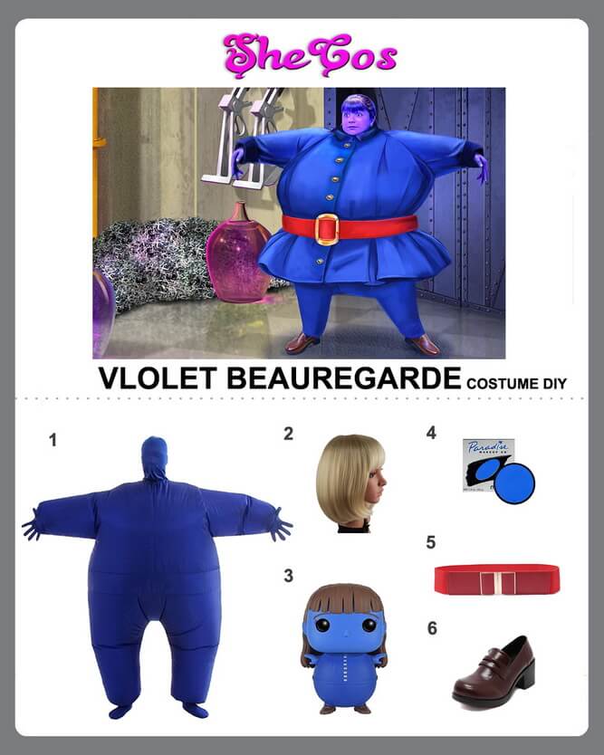 violet beauregarde costume diy