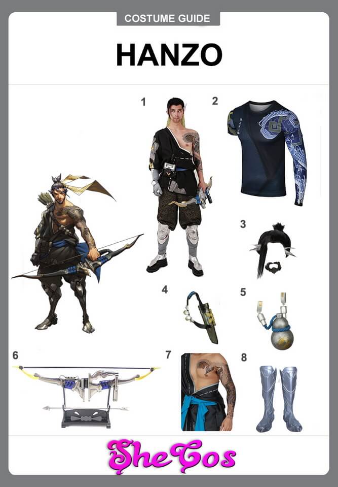 hanzo cosplay DIY