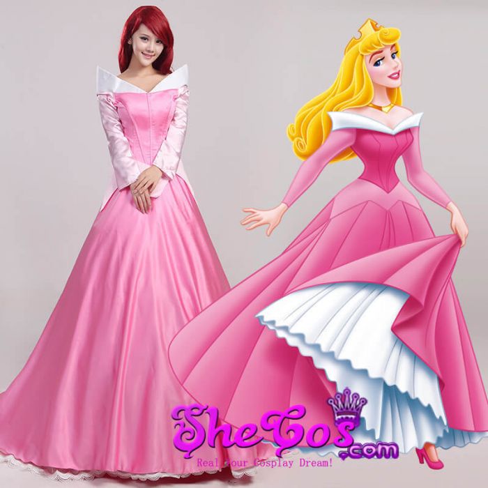 Womens Disney Princess Aurora Costume