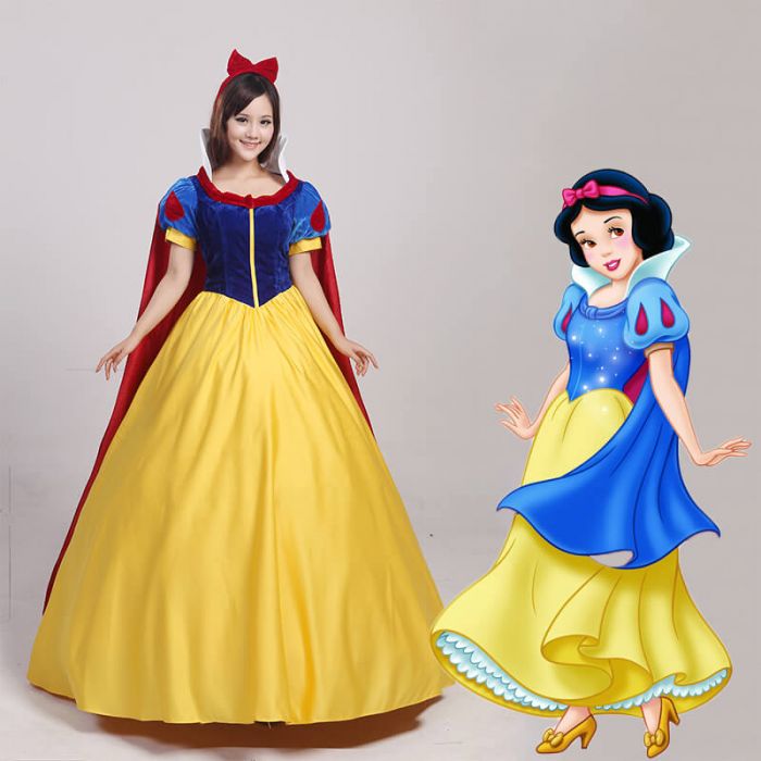 Ongekend Snow White Adult Princess Cosplay Costume FL-93