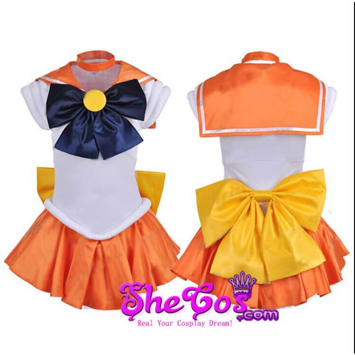 Sailor Moon Sailor Venus Cosplay Costume