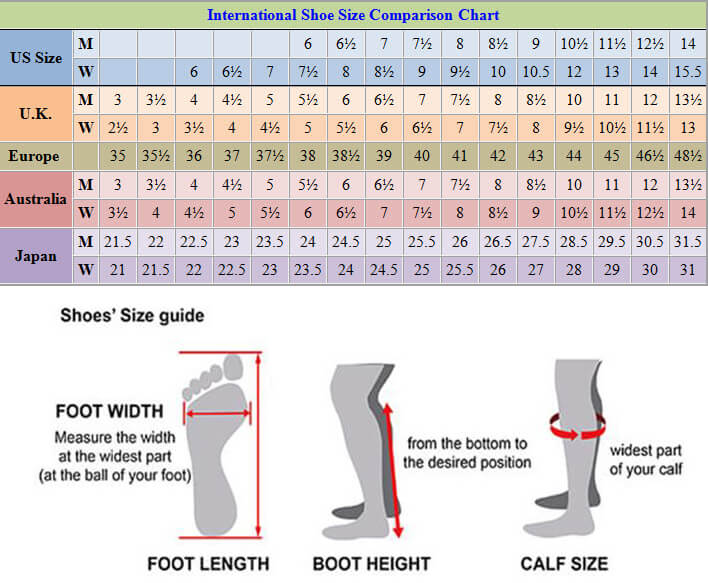 shoes size chart